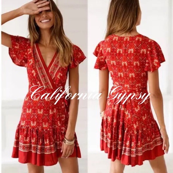 Wrap Mini Dress - Picture 5 of 8